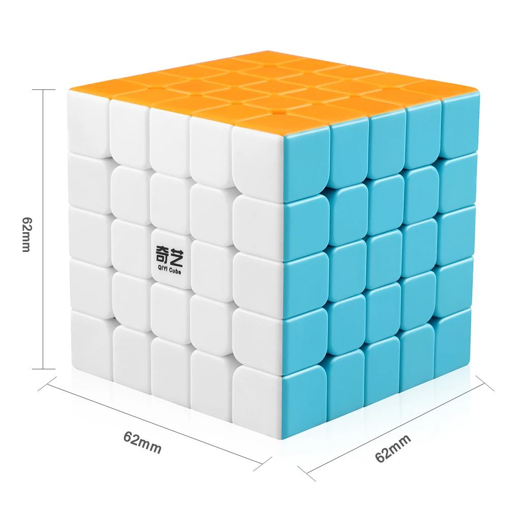 D-FantiX Qiyi Qizheng S 5x5 Магический кубик Stickerless qiyi 5x5x5 Профессиональный скоростной куб