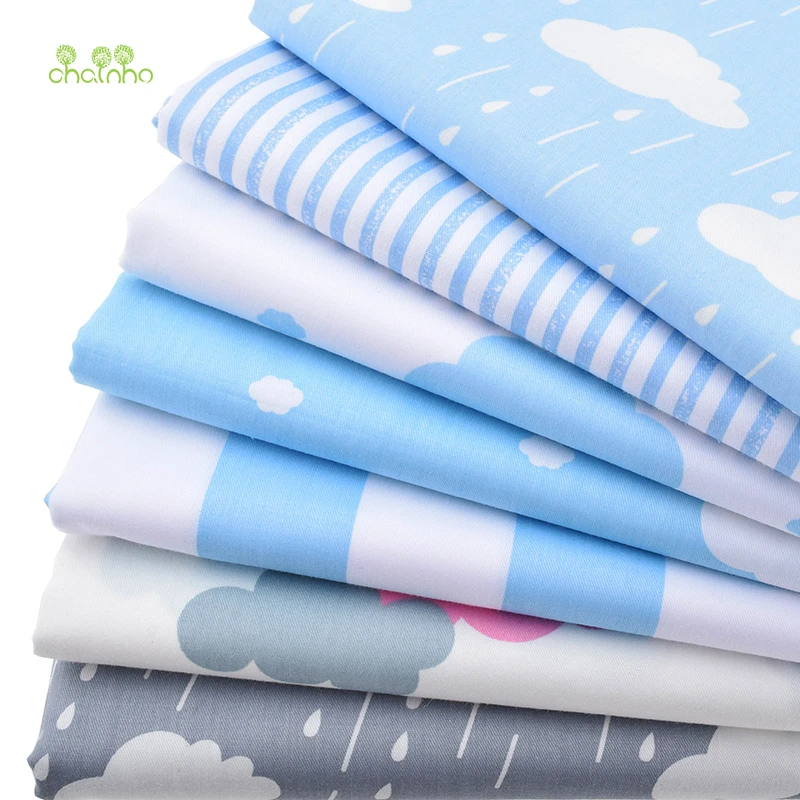 Набивная саржевая хлопковая ткань для самостоятельного лоскутного шитья/ткань