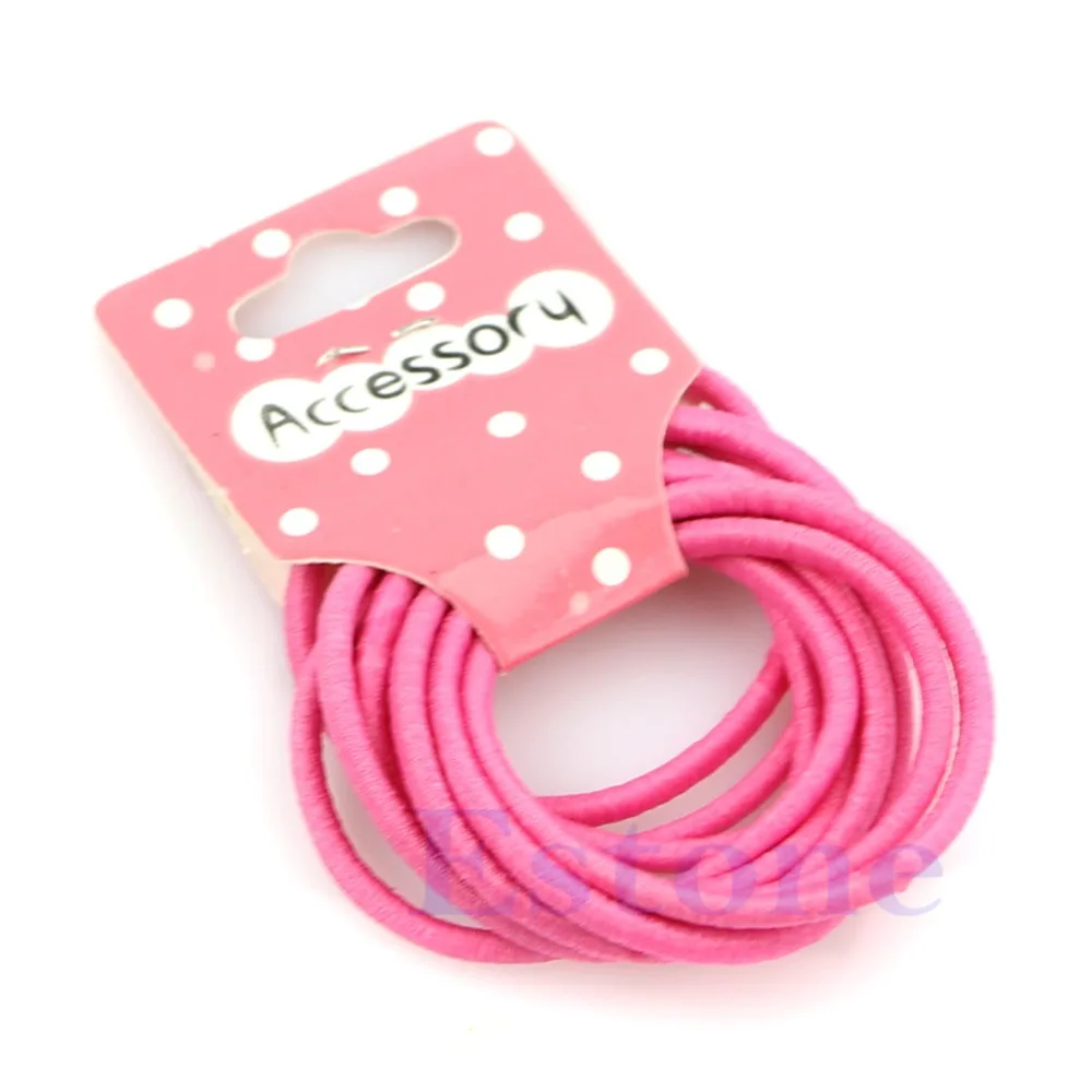 

Lot 10Pcs Girl Kids Tiny Hair Bands Elastic Ties Ponytail Holder