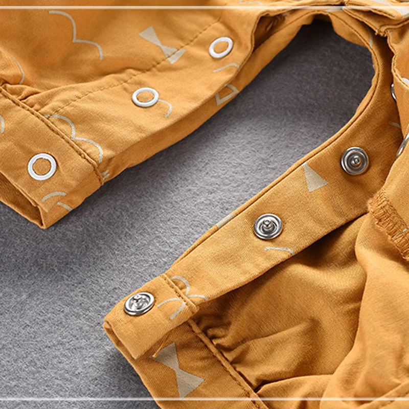 2019 новорожденный Детский комбинезон с длинным рукавом облегающий костюм 100%