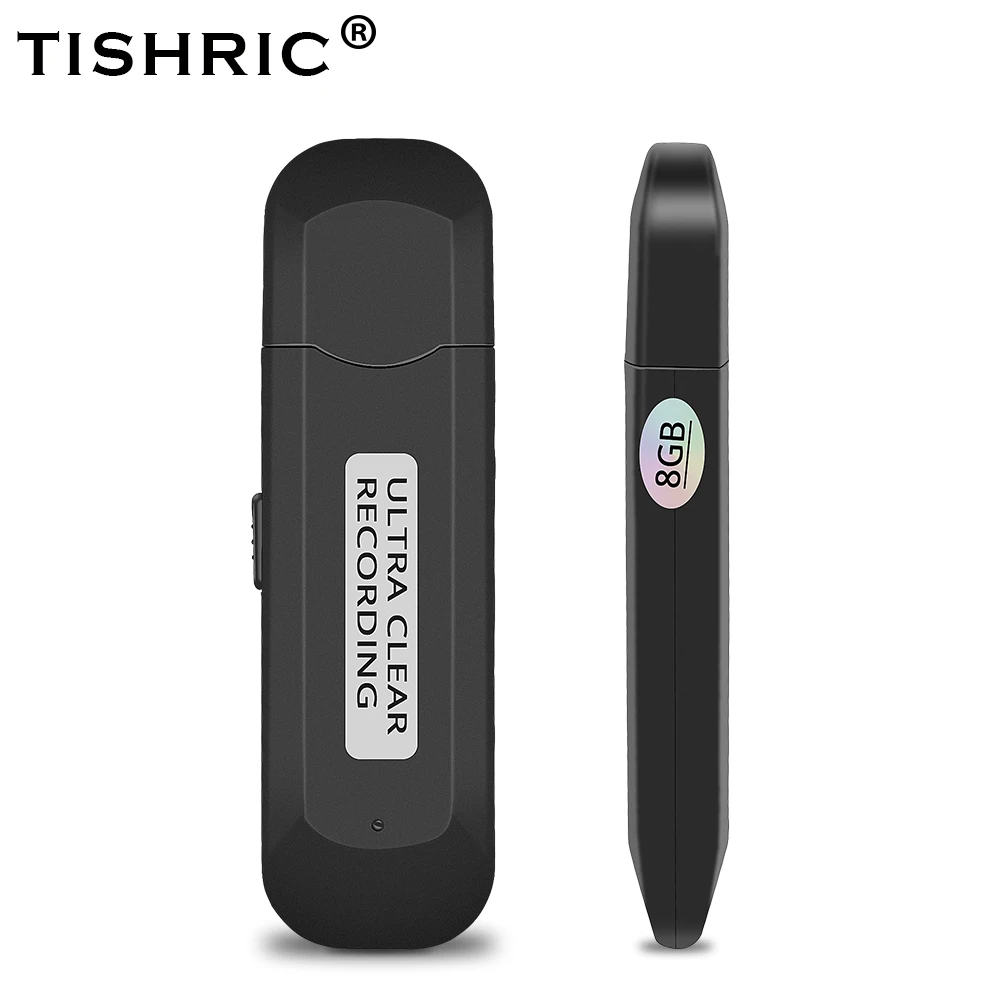 TISHRIC 8 Гб мини USB аудио рекордер ручка цифровой диктофон U диск MP3 стерео 150HR