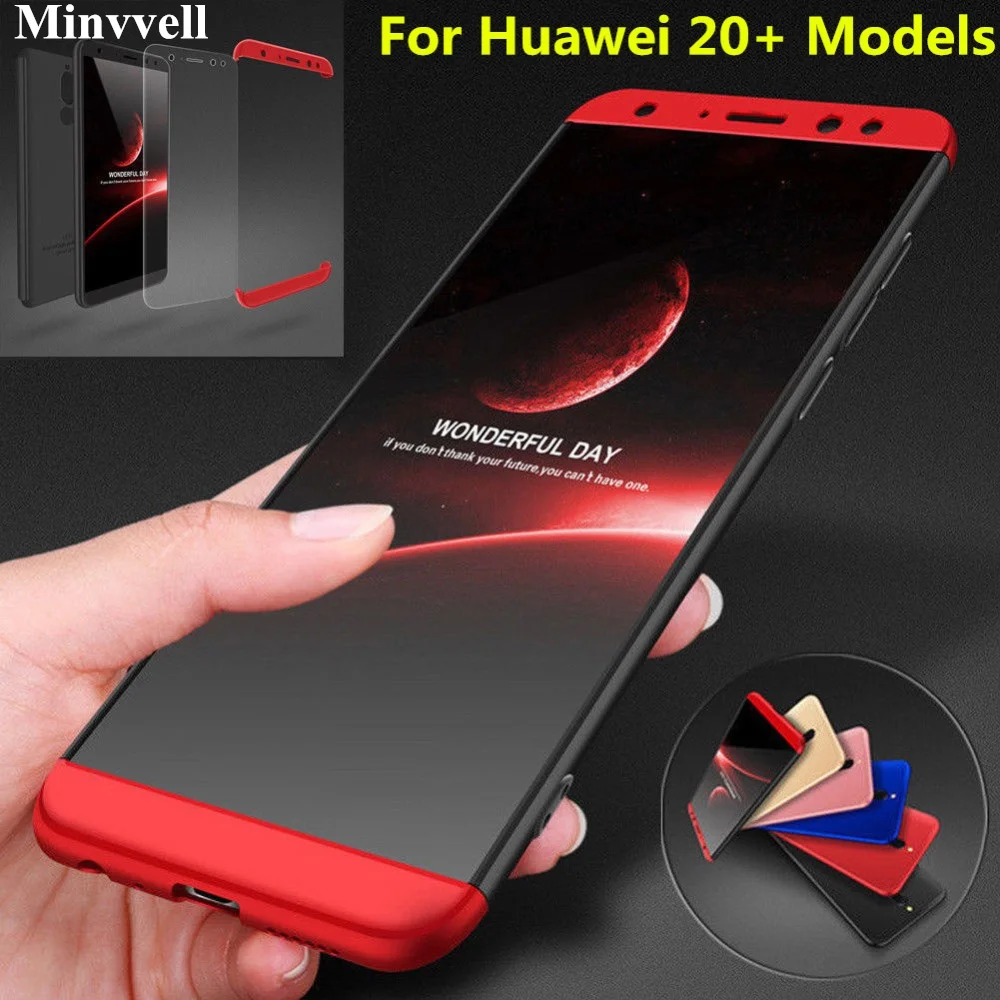 Чехол для Huawei Honor 8X 9X Premium 20 PRO чехол 360 полная защита противоударный Для Y6 Y9 Prime 2019 Y7P