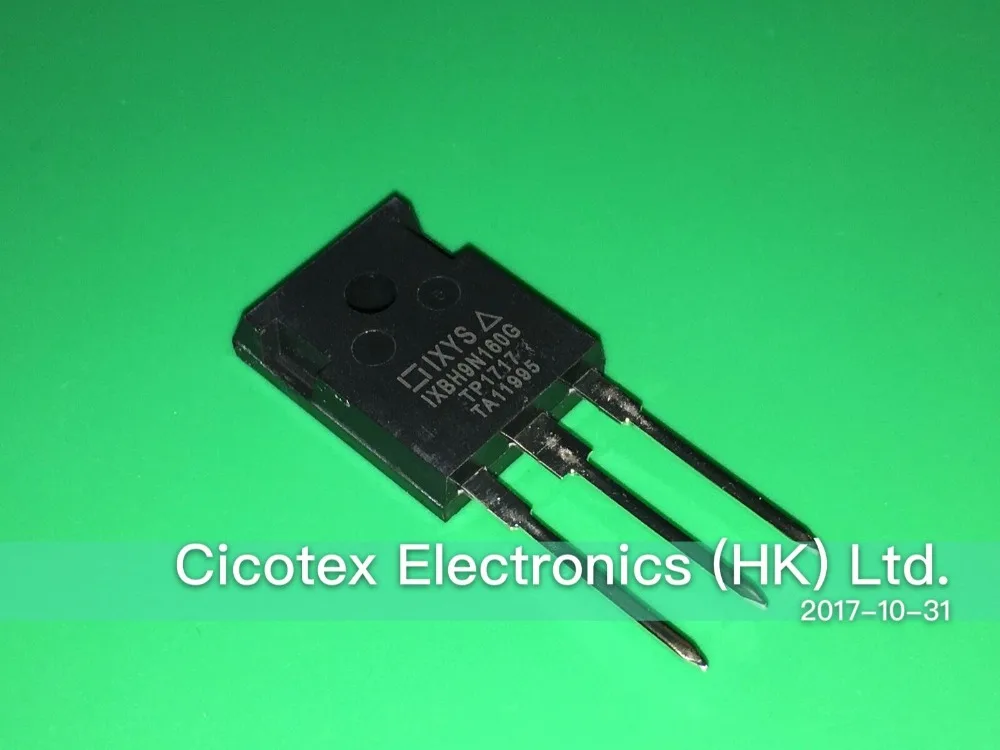3pcs/lot IXBH9N160G TO-247 IXBH 9N160G IGBT 1600V 9A 100W TO247AD IXBH9N160-G