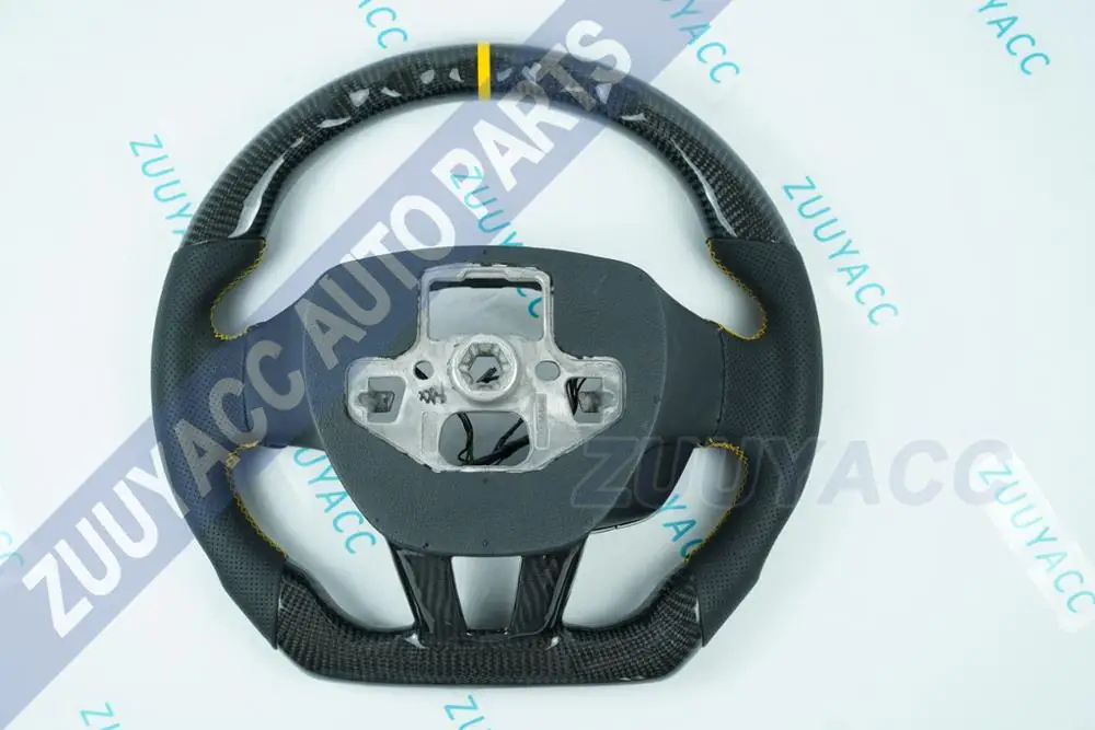 Рулевое колесо из углеродного волокна и кожи для Ford Focus MK3 | Автомобили мотоциклы