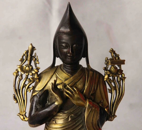 USPS в США S3623 Тибетский буддизм бронзовый медный позолоченный храм Tsongkhapa Tsong-kha-pa