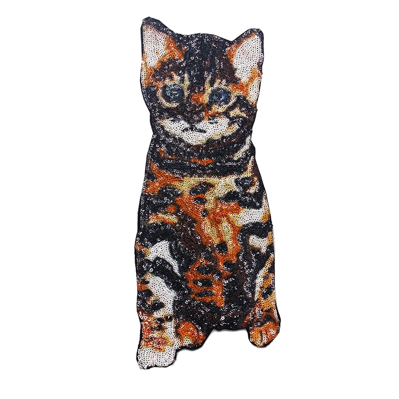 10 шт. декоративные нашивки с блестками и котом|fabric patch|designer patchespatch design |