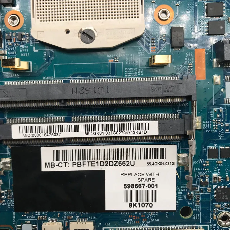 Высококачественная материнская плата для ноутбука 4520S 4720S 598667-001 H9265-1 48 4gk06. 011 Intel