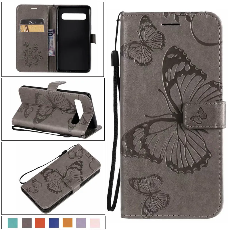 

3D butterfly phone case For Samsung note10 S8 S9 S10 5G J2 pro 2018 J3 J5 J7 Note8 9 J4 plus J6 J8 J2 core C9pro Cover case +pen