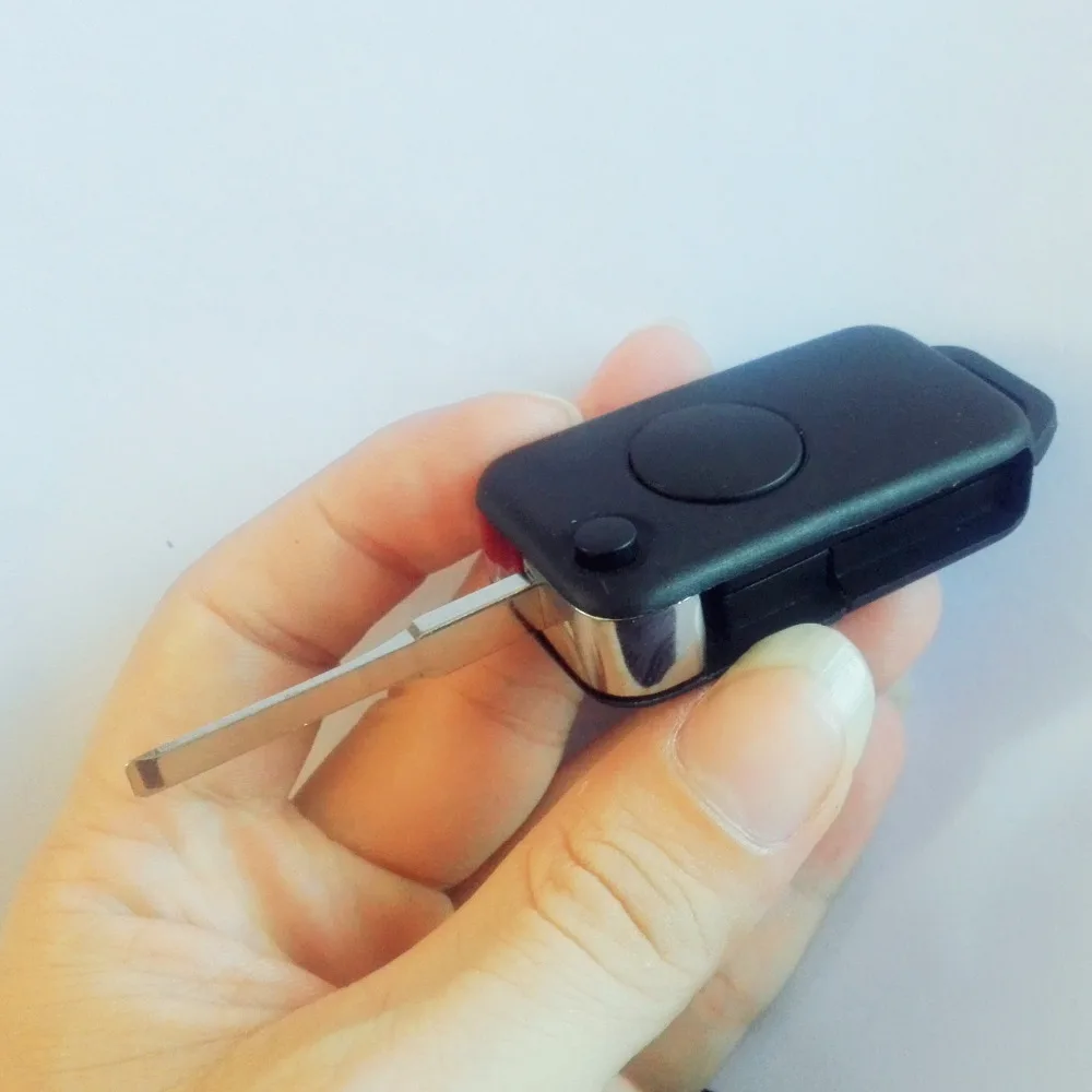 Флэш чехол для дистанционного ключа с 1 кнопками Сменное необработанное лезвие