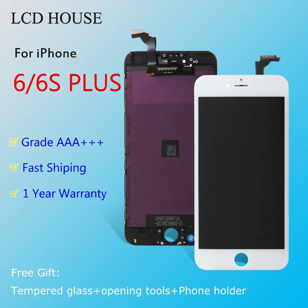 Лучшие продажи lcd для iPhone 6 6s Plus жидкокристаллический дисплей с сенсорным экраном