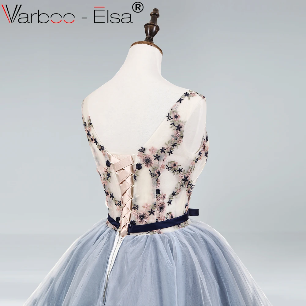Новое коктейльное платье VARBOO_ELSA 2018 элегантное короткое для выпускного вечера с