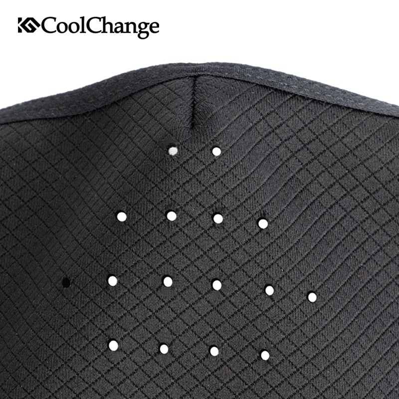 CoolChange Bicycle Mask Winter Warm Face Elastic Cycling Triangle Polar Fleece Breathable Ear Protector Bike Facemask | Спорт и