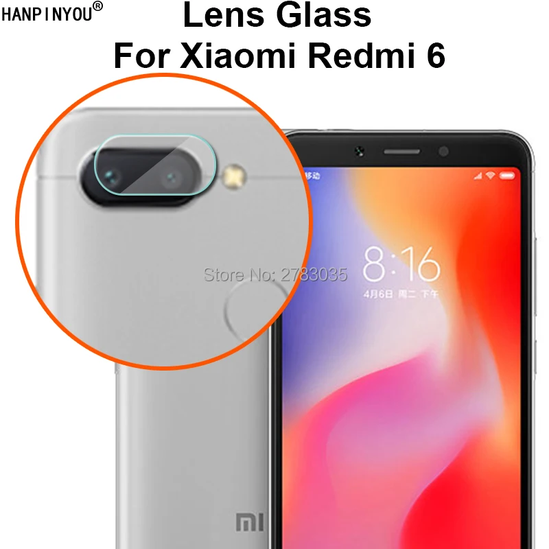 Прозрачная ультратонкая Защитная пленка для объектива задней камеры Xiaomi Redmi 6 Redmi6