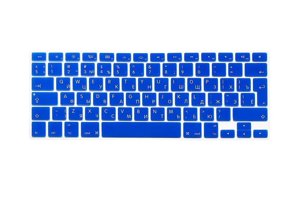 ЕС русский алфавит клавиатуры наклейки кожаный чехол для Macbook Pro 13 15 17 дюймов/Macbook Air 13 силиконовая клавиатура протектор