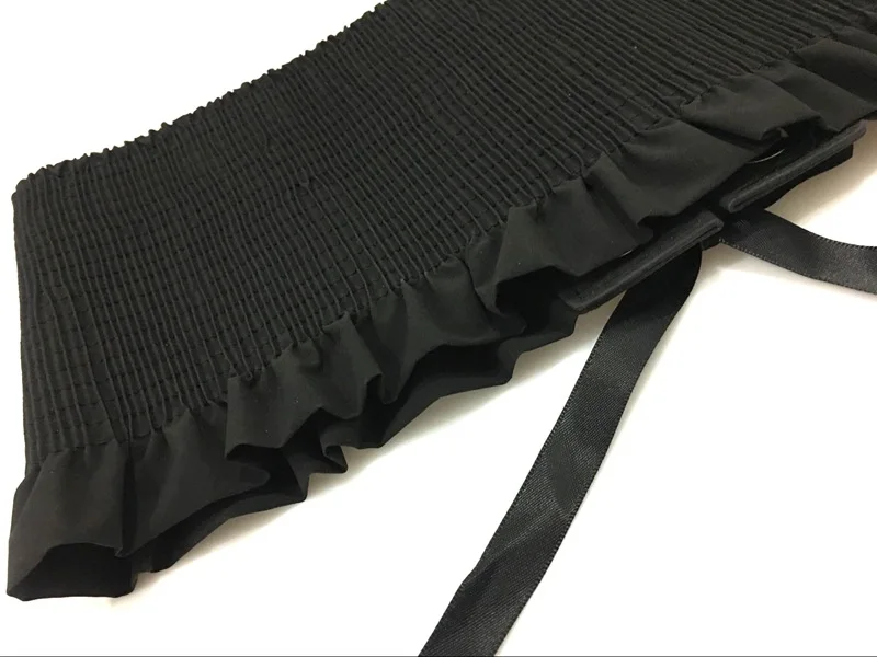 Luoyimeng женские широкие пояса ультра широкий корсет с рюшами модное эластичное