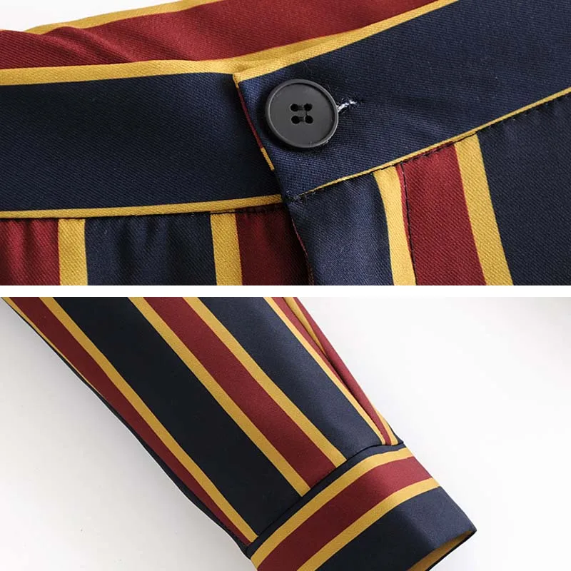 

YNZZU High Waist Striped Pants Women 2019 New Spring Elegant Long Pants Women Trousers Office Lady Workwear Pencil Pants YB290