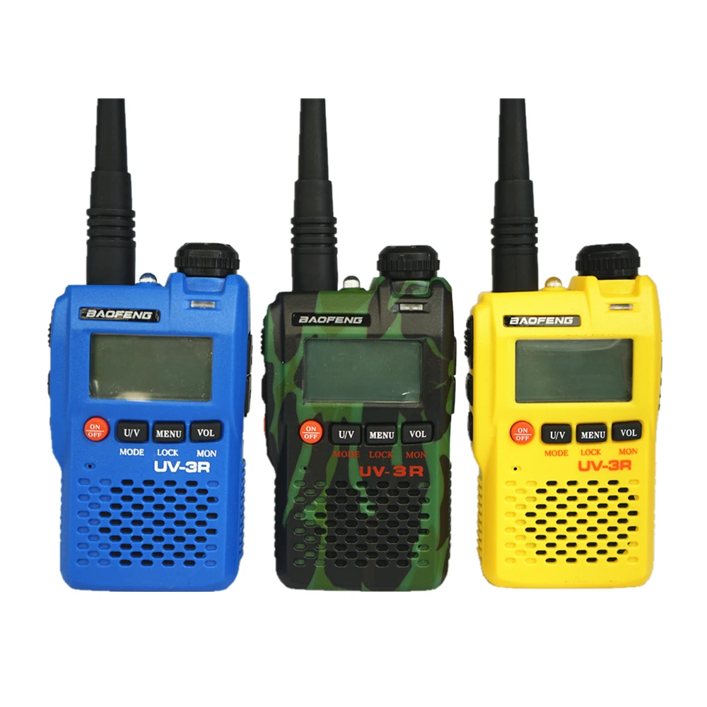 Baofeng двухстороннее радио UV-3R двухдиапазонный fm-передатчик UV3R рация портативная CB радио мини-радиоприемник беспроводной домофон