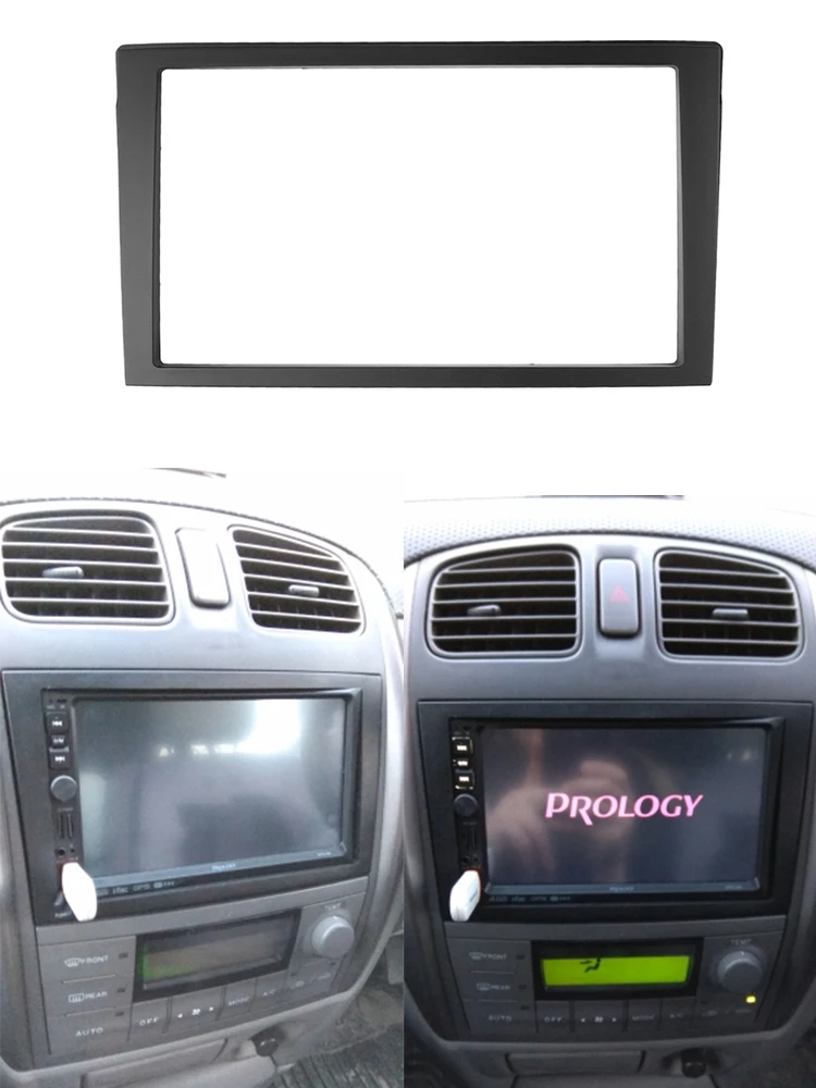 Двойной 2 Din фасции Для MAZDA MPV Premacy Радио DVD стерео панель Dash монтажный комплект CD пластина ремонт Установка отделка рамка