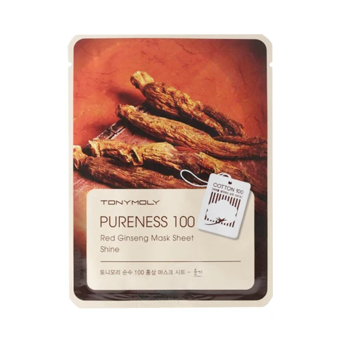 Red Ginseng Маска Fresh To Go, лист, 1 шт., маска для лица, увлажняющая, контроль жирности, против старения, сужает поры, отшелушивающая маска для лица, корейская косметика - Цвет: Red Ginseng