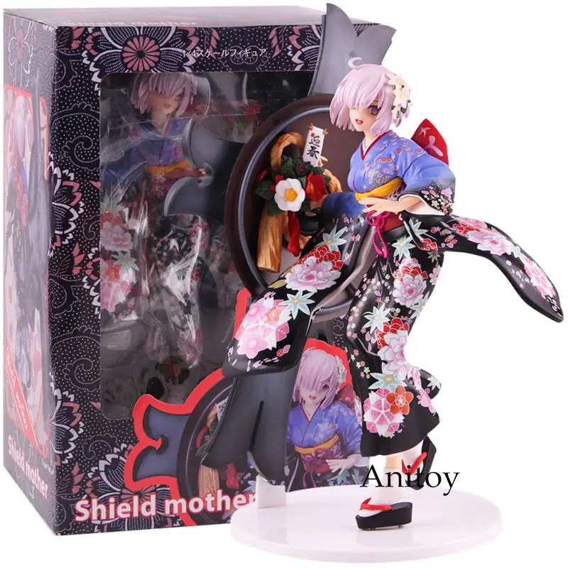 Экшн-фигурка Fate Grand Order Shielder Mash Kyrielight ПВХ Коллекционная модель игрушки - Цвет: with box