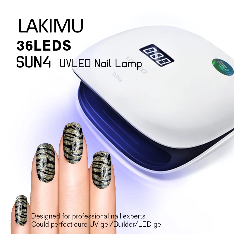 Лампа Lakimu для сушки гель лака ногтей быстросохнущая УФ лампа инструменты