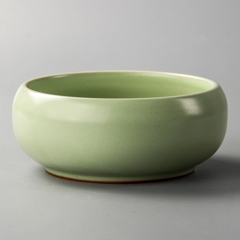 Ru печи для мытья чая большая емкость ручка чаша зеркальная чашка кухонная посуда