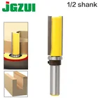 12,7 мм хвостовик Концевая Пазовая фреза Рисунок немного верхней и нижней подшипник, деревообрабатывающий инструмент