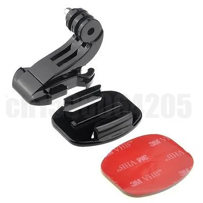 Крепление с изогнутой поверхностью 3 в 1 клейкой застежкой крюком м для Gopro hero 4