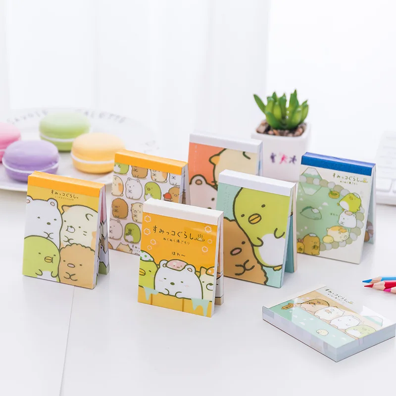 Sumikko Gurashi мультфильм Сделай Сам мягкий чехол мини блокнот дневник карманный