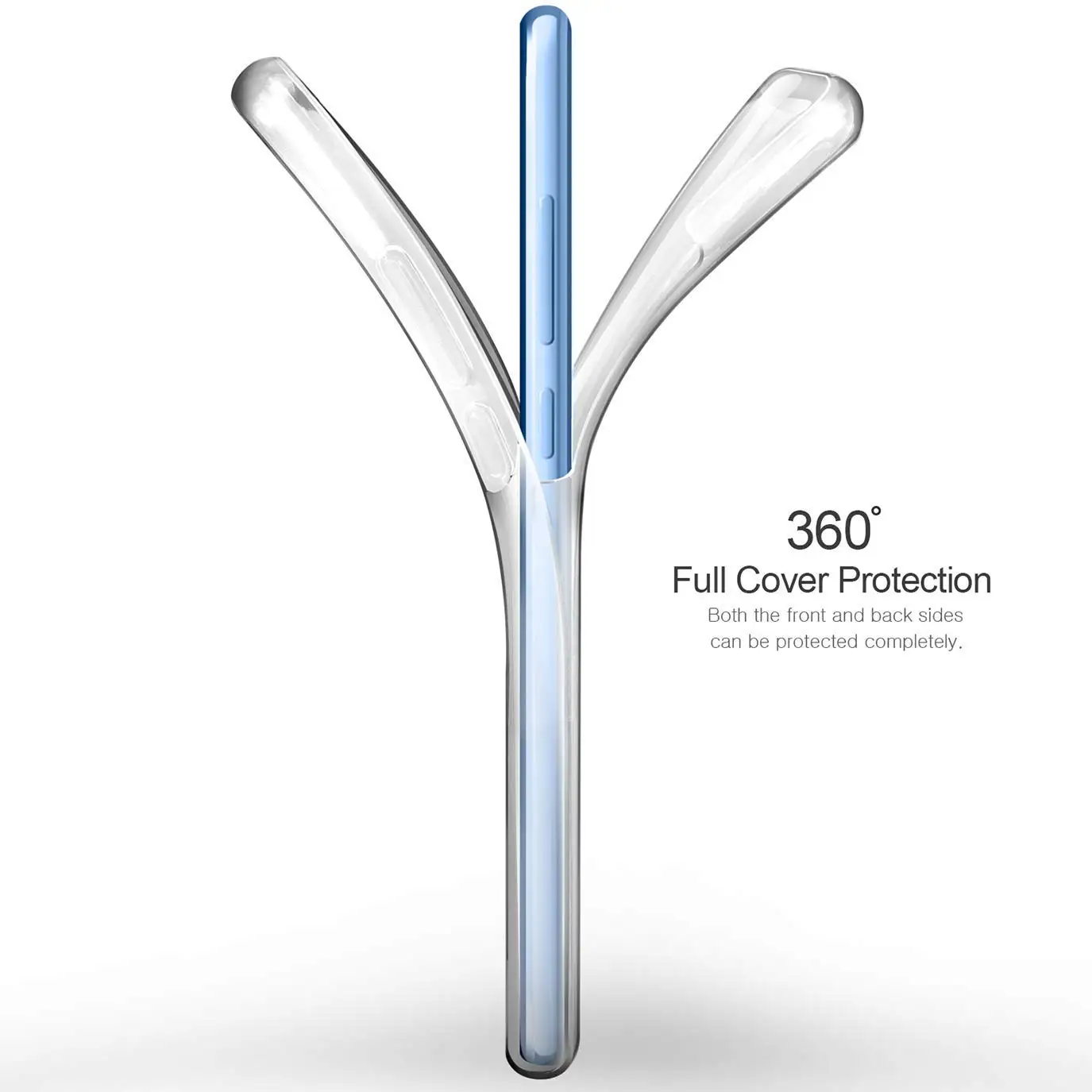 Прозрачный чехол с полным покрытием для Samsung Galaxy A6 A7 A8 S10 Note 10 Plus 360 A750 S6 S7 edge S5 S8 s9 8 9 4