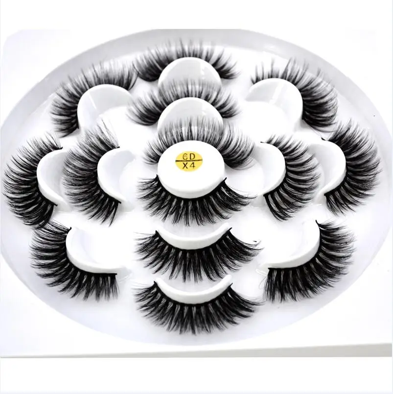 5D норковые ресницы толстые ручной работы накладные новый стиль натуральные 2019 |