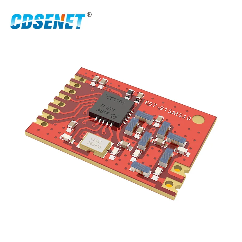 1 шт. E07-915MS10 CC1101 915 МГц длинный диапазон SPI беспроводной РЧ модуль CDSENET iot SMD 915 МГц рч приемник передатчик CC1101 чип