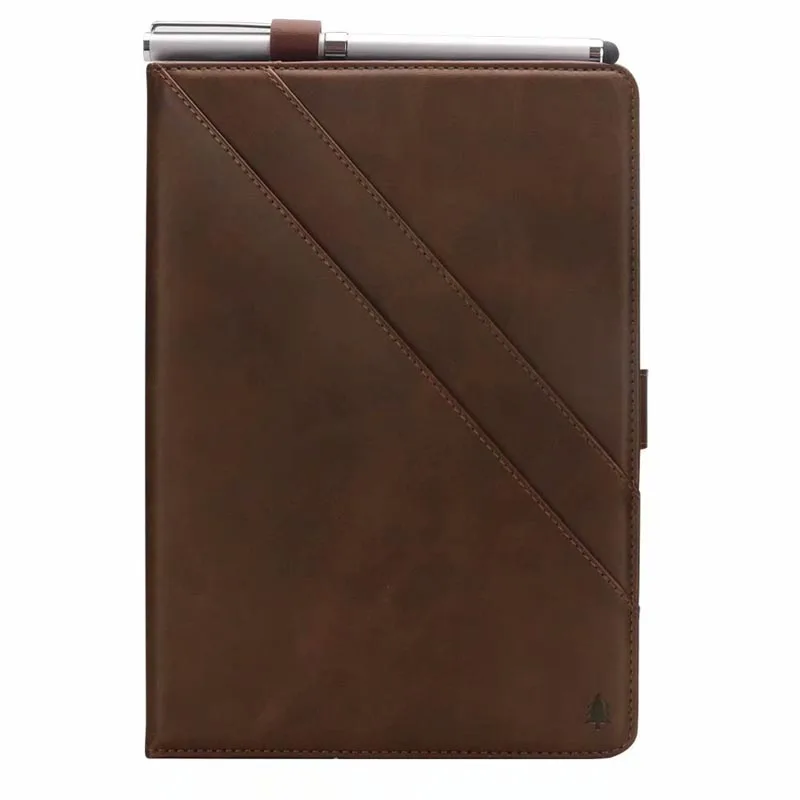 Case Coffee Для samsung Galaxy Tab S4 10,5 чехол T830 T835 чехол Ретро Бизнес планшет кожаный флип с подставкой слоты для карт кошелек чехол s Funda - Цвет: Case Coffee