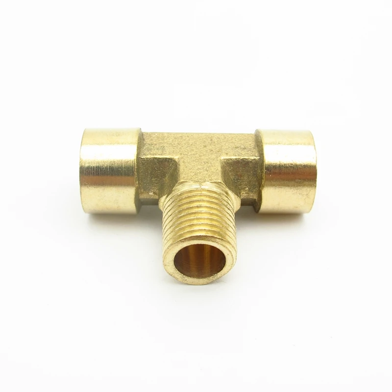 Тройник Тип 3 ходовой латунный фитинг для труб переходник соединитель воды