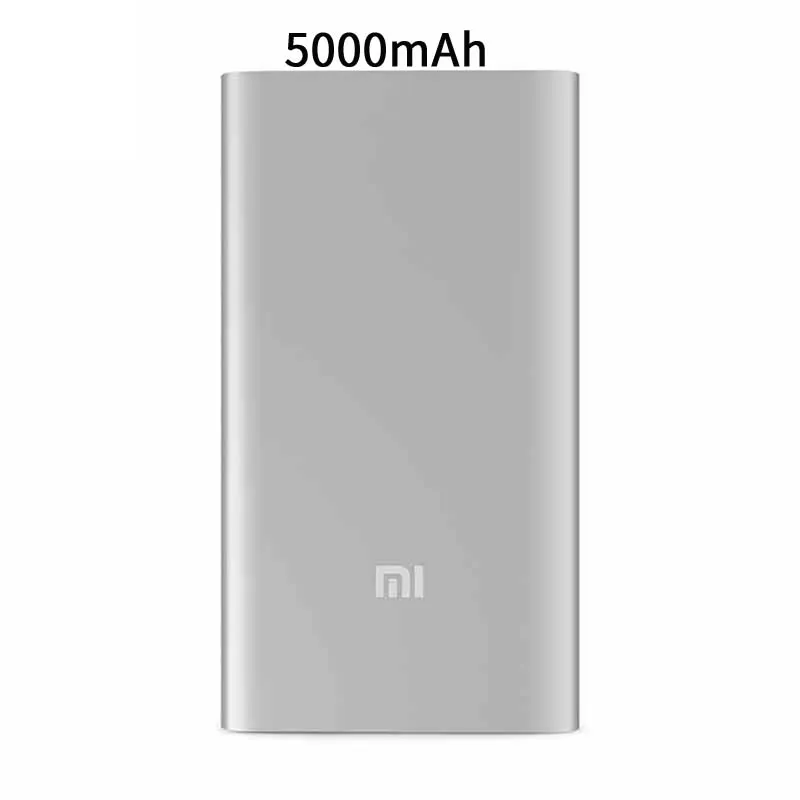 5000mah Xiaomi Mi внешний аккумулятор 20000 мАч 2C внешний аккумулятор 10000 мАч 2i 5000 мАч портативное быстрое зарядное устройство для iPhone samsung смартфон - Цвет: 5000mah