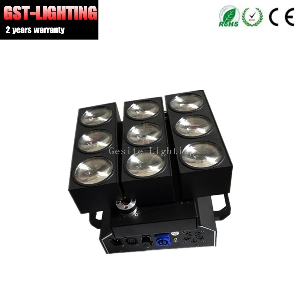 Деформационный матричный сценический свет 9x12 Вт светодиодный подвижный