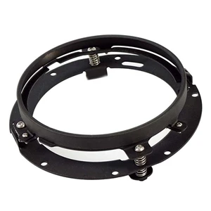 1pcs Black Bracket Yait " светодиодные фары с 7-дюймовым монтажным кронштейном для фар для туринга FLD Softail - Цвет: 1pcs Black Bracket