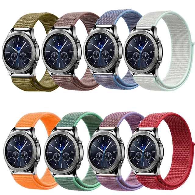 22 мм 20 ремешок для Samsung Gear S3 s2 sport Frontier Classic galaxy watch active 42 46 huami amazfit bip huawei gt 2 | Наручные