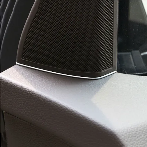 Хромированная полоса для звуковых колонок на переднюю дверь автомобиля стерео