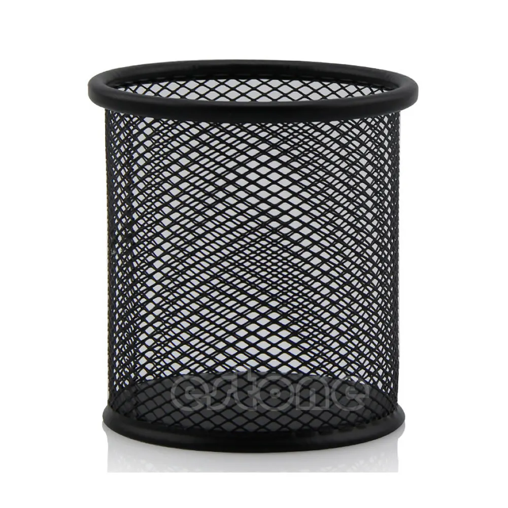 Новинка 2020 офисный Органайзер круглая косметическая черная металлическая