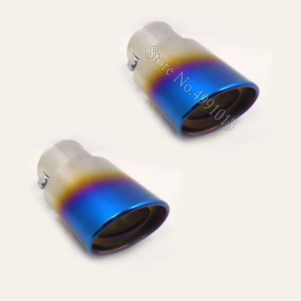 Стайлинг кузова автомобиля крышка из нержавеющей стали глушитель Выходная Труба