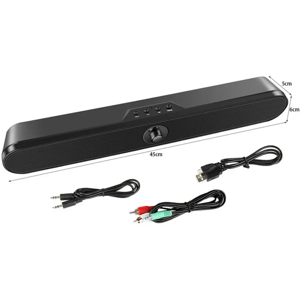 Jeebel Bluetooth динамик LP S11 беспроводной стерео Бас Звук бар Аудиомагнитола TF AUX