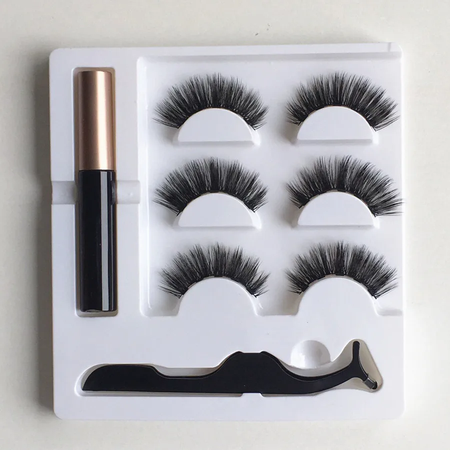 5 магнитных ресниц магнитные ресницы и подводки для глаз Пинцет Набор