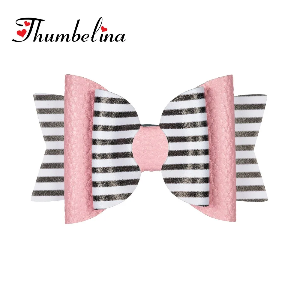 Thumbelina Радужная принцесса заколки для волос повязки для волос с блестками с зажимом Танцевальная вечеринка бант заколка для волос для девочек аксессуары для волос