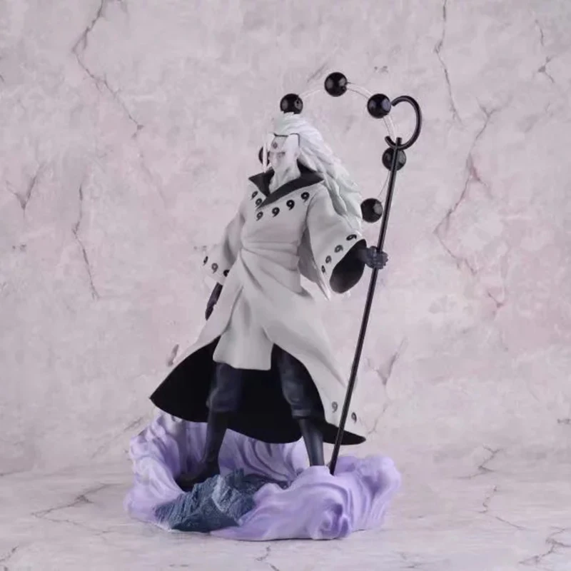28 см Наруто GK Uchiha Madara Rikudo Sennin Ver. ПВХ фигурка Коллекционная модель игрушки для детей Детский подарок
