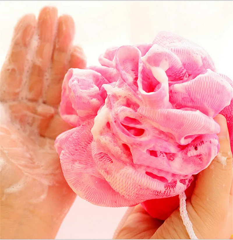 1 шт красочные фрукты форма Ванна мяч скруббер Душ Спа губка для очищения тела