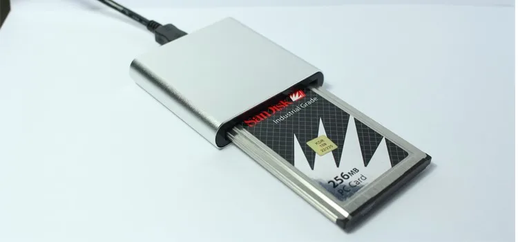 Горячее предложение! Распродажа! ATA кард-ридер PCMCIA карты памяти флэш-диски кард-ридер 68PIN CardBus к USB конвертер