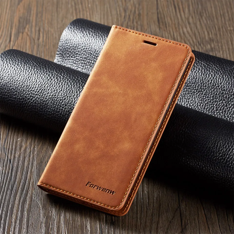 Роскошный кожаный флип чехол для Samsung Galaxy A7 2018 бумажник Магнитный A8 A6