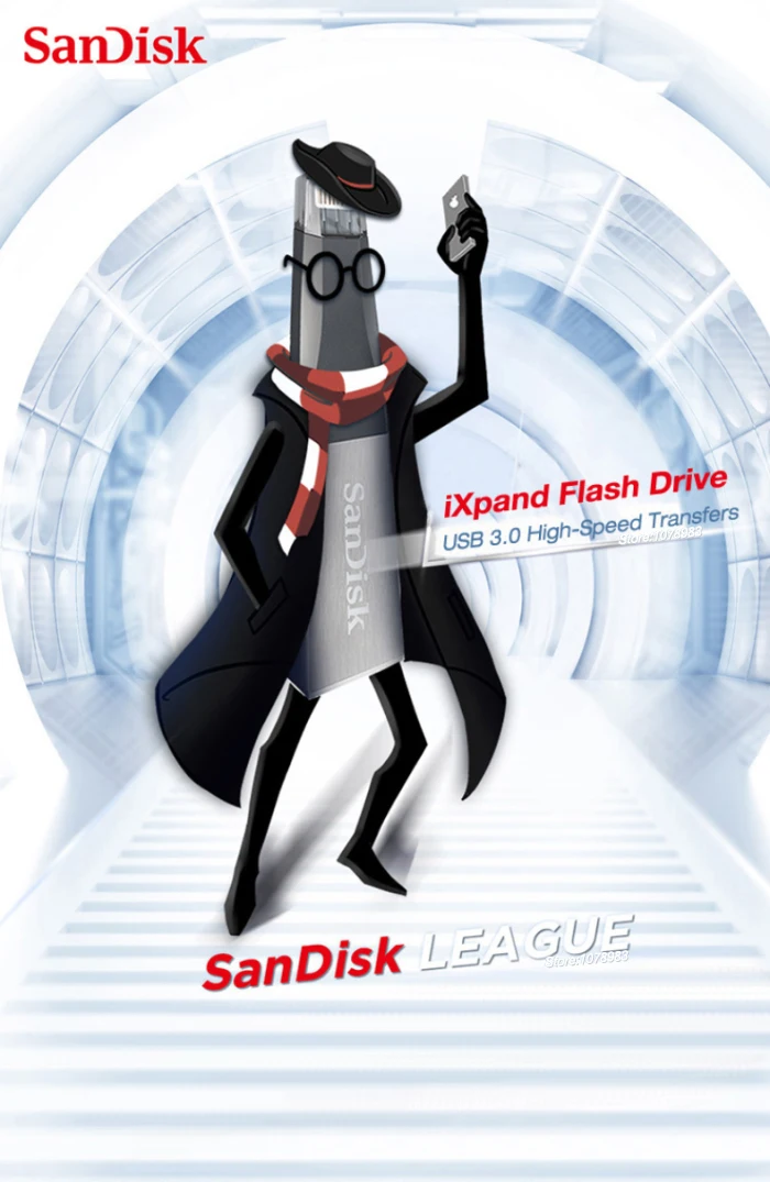 Флеш-накопитель sandisk iXPAND, USB 3,0, 32 ГБ, 64 ГБ, молния, металлическая ручка, u-диск для IOS 8,2, карта памяти, 128 ГБ, для iPhone, iPAD