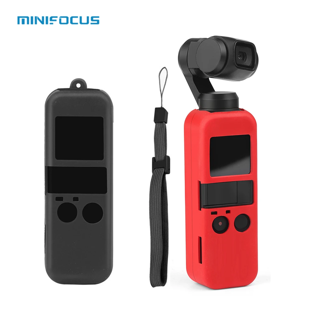 Карманный силиконовый чехол Osmo с ремешком и для DJI карманный стабилизированный